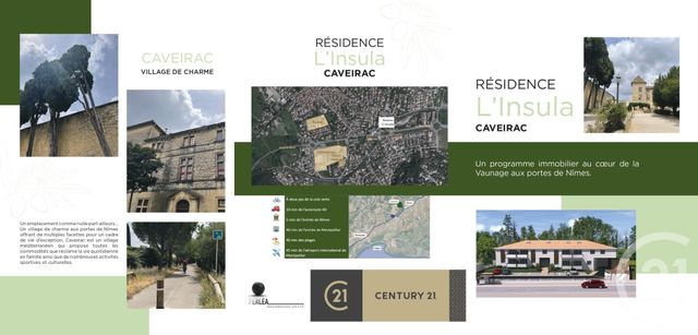 Appartement F3 à vendre - 3 pièces - 62.23 m2 - CAVEIRAC - 30 - LANGUEDOC-ROUSSILLON - Century 21 Jcd Immobilier