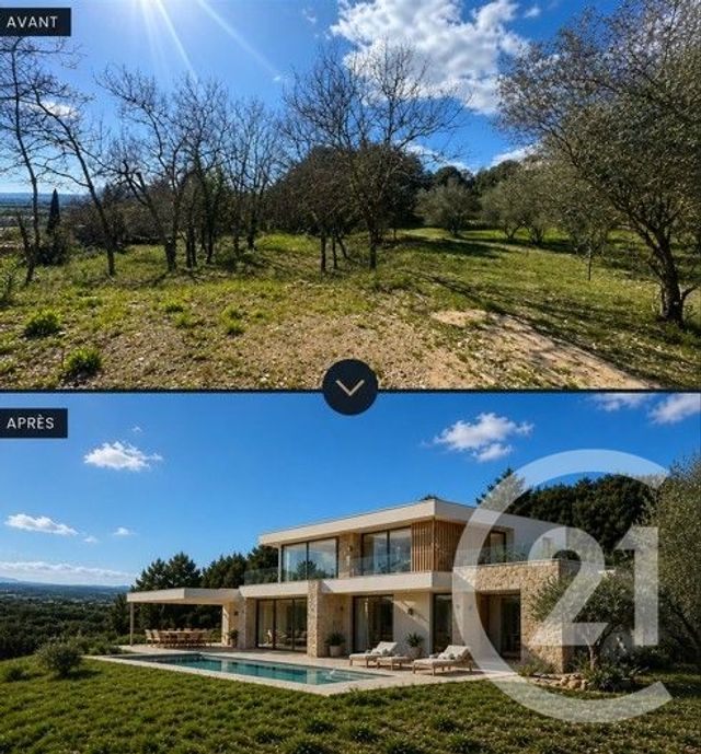 terrain à vendre - 1752.0 m2 - MOULES ET BAUCELS - 34 - LANGUEDOC-ROUSSILLON - Century 21 Jcd Immobilier